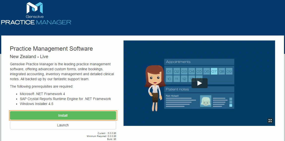 GPM NZ Support Centre - Installing Gensolve Practice Manager