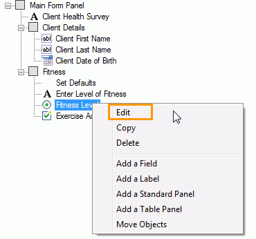 AEM Support Centre - Setting up a Default Button on a Custom Form
