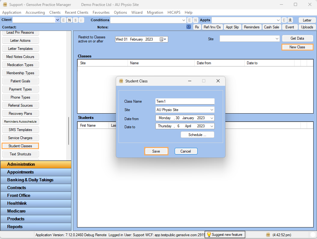 GPM AU Support Centre - How to Set up a Student User