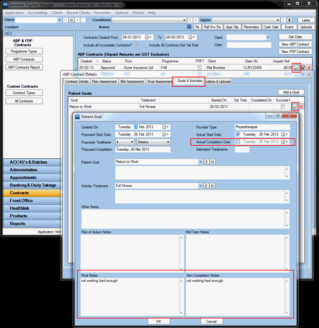 GPM NZ Support Centre - How to Create a WHP and ABP Non Completion Report
