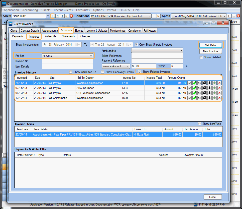 GPM NZ Support Centre - How to Locate an Invoice