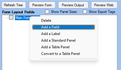 GPM NZ Support Centre - System Fields for Client Entry Forms