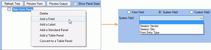 GPM UK Support Centre - System Fields for Form Entry Forms