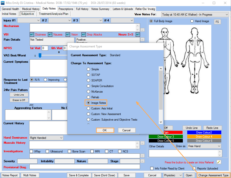 Subtotal Medical Notes GPM UK Support Centre - Attachments in Medical Notes