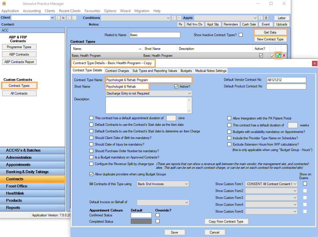 GPM UK Support Centre - How to Copy a Contract Type