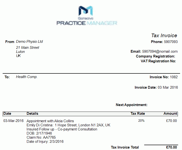 GPM UK Support Centre - Invoicing a Debtor From the Accounting Form